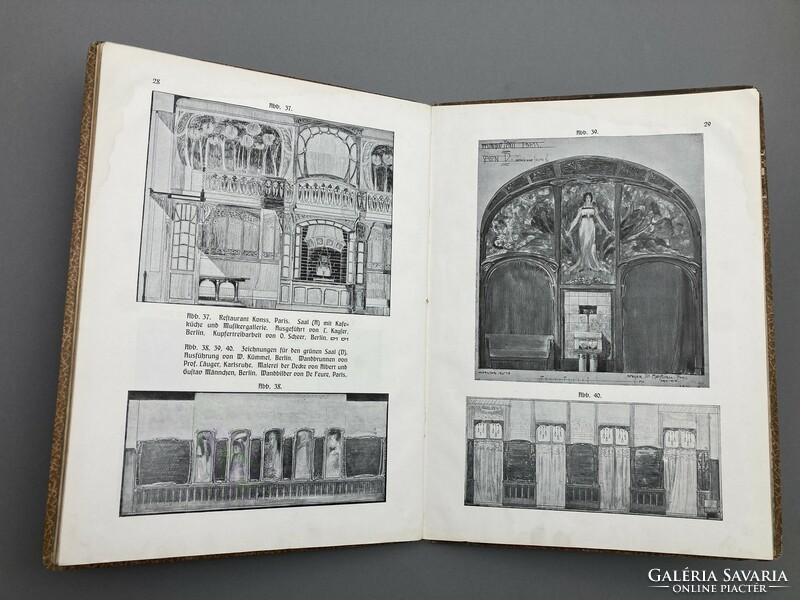 Bruno Möhring: Berliner Kunst 1902 - Szecesszió/Jugendstil különleges építészeti, művészeti kiadvány