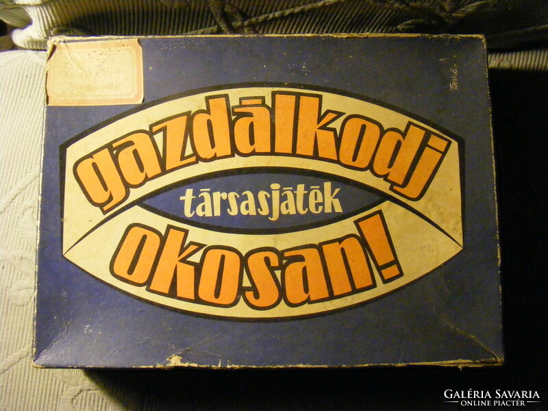 Retro Gazdálkodj okosan! társasjáték