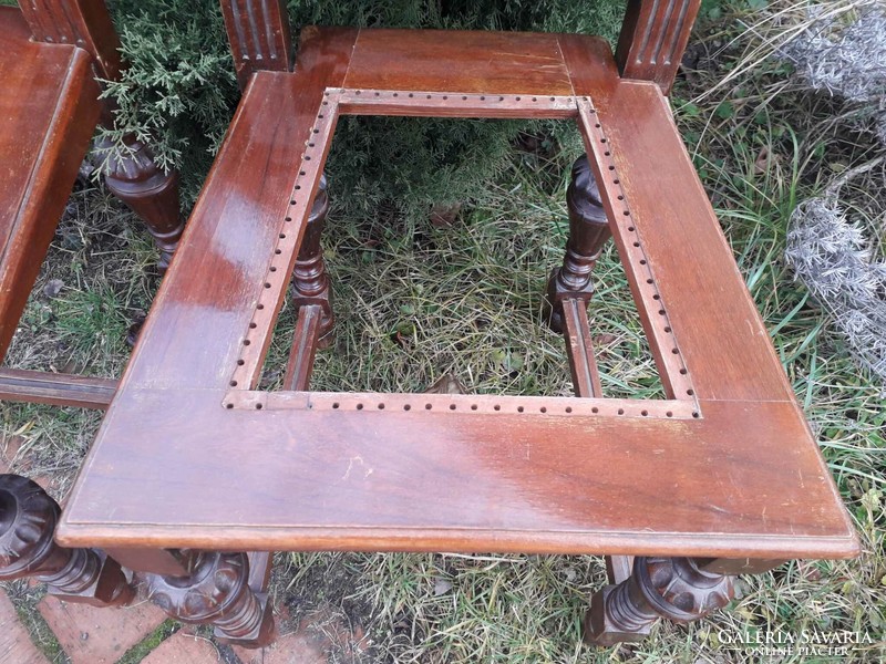 2 pcs. Tin German chair.