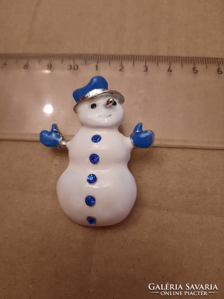 Snowman pin/ Christmas tree decoration, negotiable