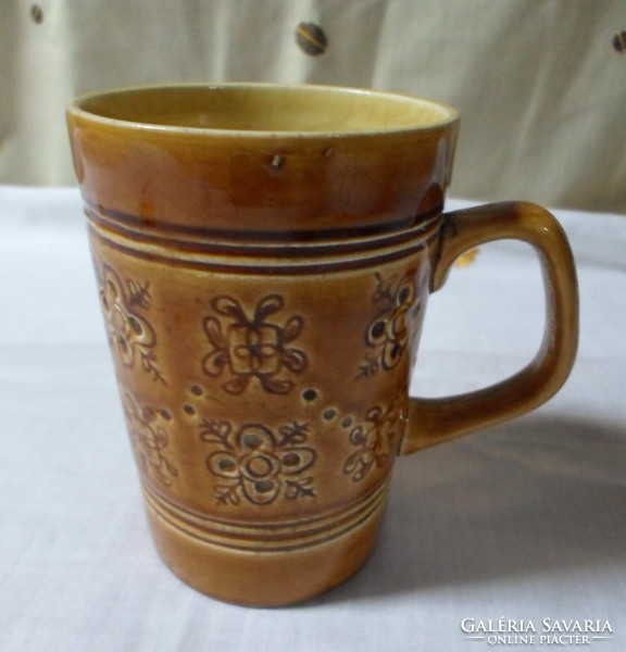 Granite ceramic mug (honey) 1.