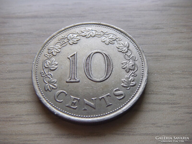 10  Cent  1972   Málta