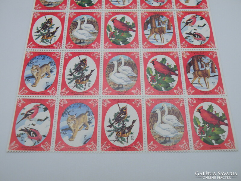 Uk0054 1977 Canada Wildlife Stamps Christmas Issue