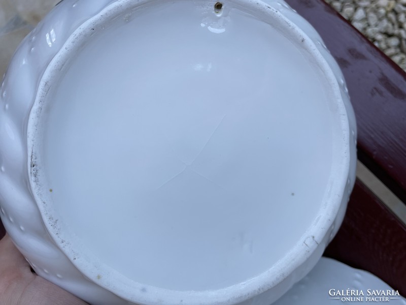 Gyöngyös   porcelán  pogácsás pörköltes nosztalgia hagyaték arany szegélyes