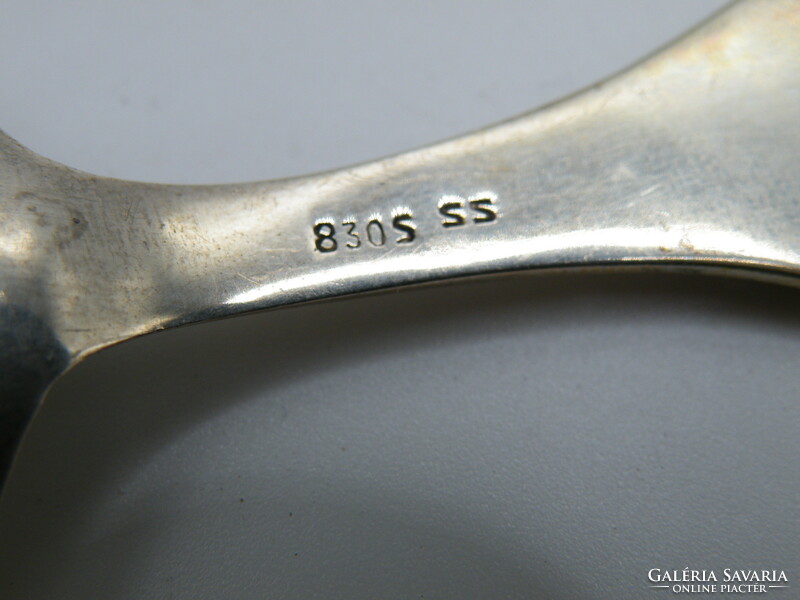 UK0059 Izland Gejzír ezüst díszkanál .830 ezüst