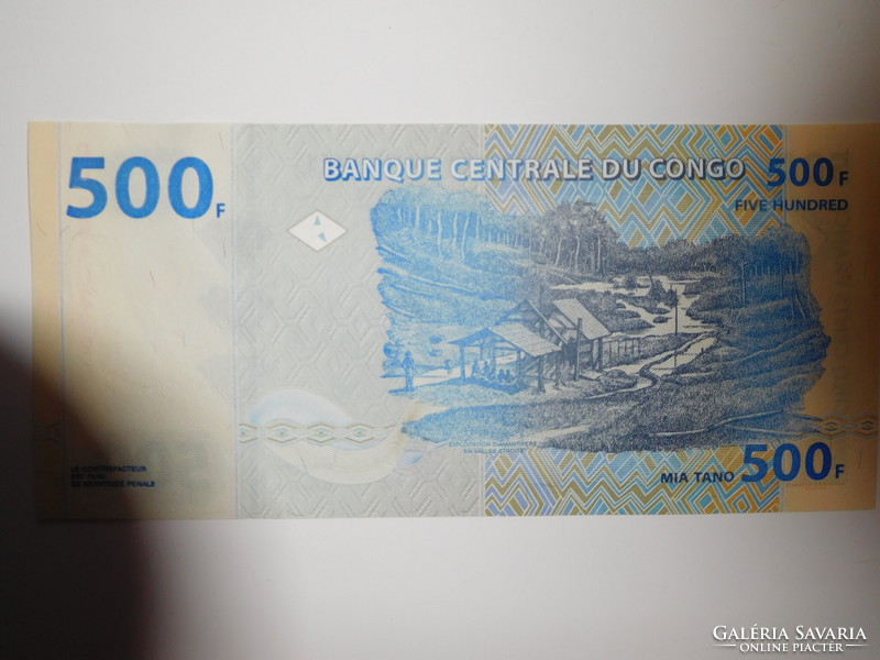 Kongói Dem Közt 500 francs 2013 UNC