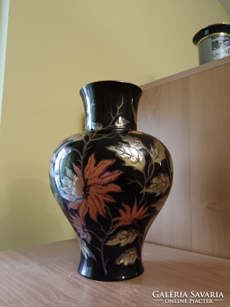 Zsolnay eozin larger multi-fired vase