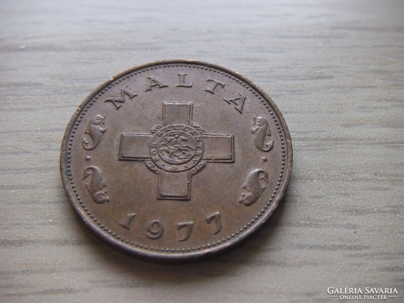 1  Cent 1977   Málta