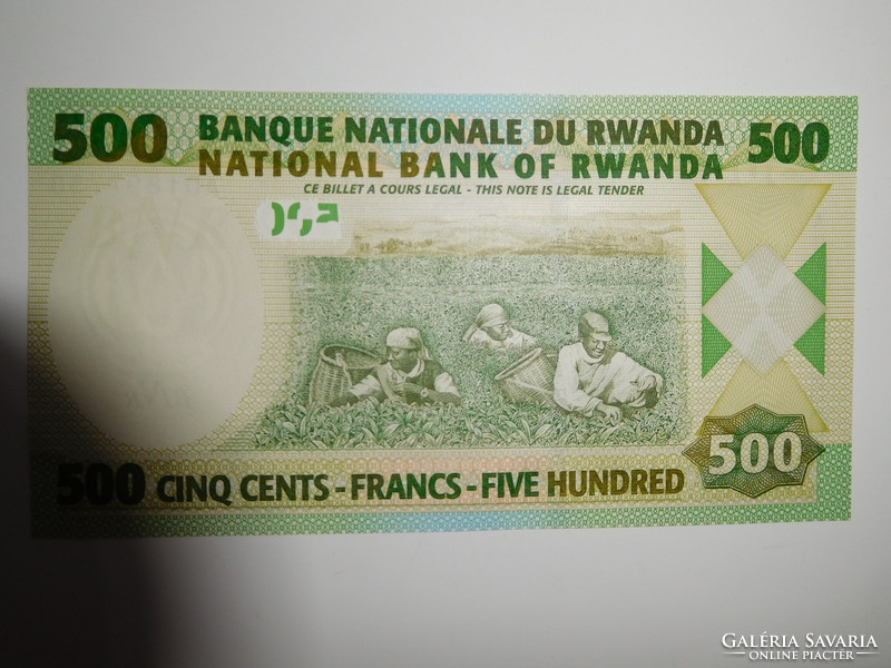 Rwanda 500 francs 2008 unc