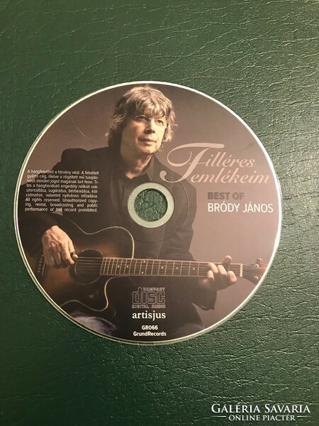 Best of Bródy János CD Filléres emlékeim,Mama kérlek,Földvár felé félúton,Nyuggerdal,Ezek ugyanazok