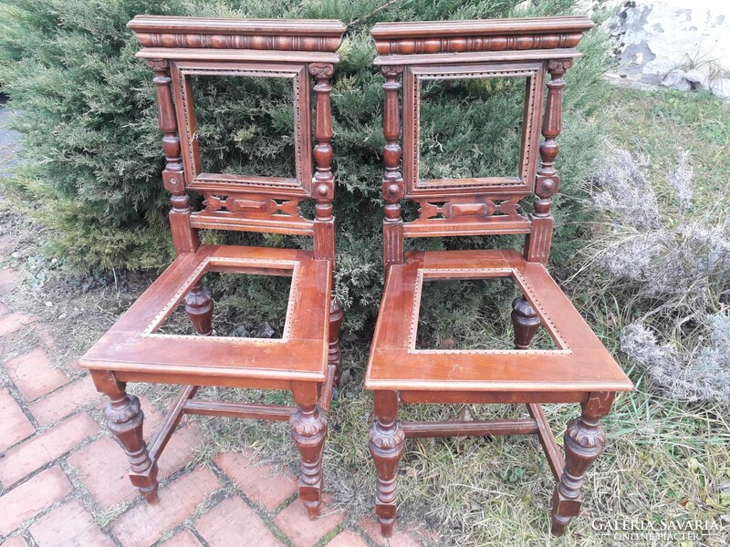 2 pcs. Tin German chair.