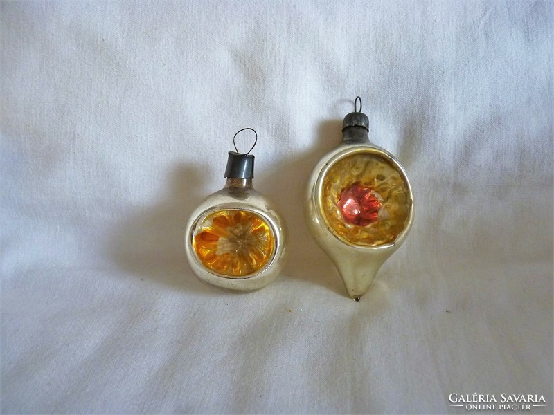 Old glass Christmas tree decorations! - Reflex - sphere + 