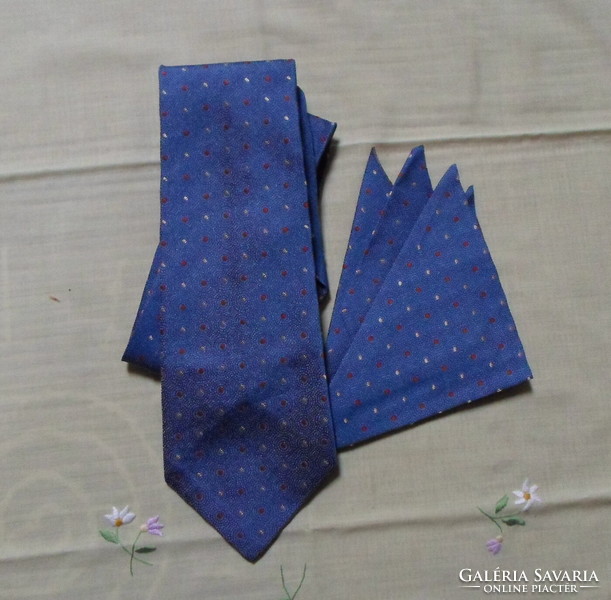 Retro nyakkendő 7. (1970-es, 1980-as évek, díszzsebkendő)