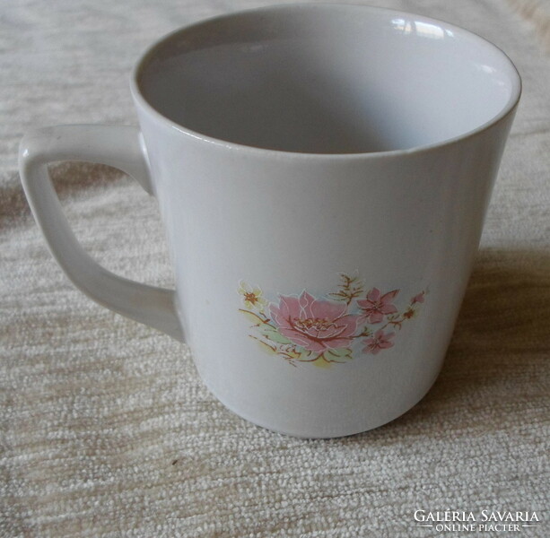 Apulum flower mug, tea mug (Romanian porcelain)