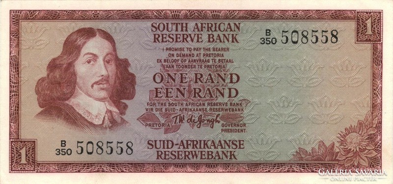 1 rand 1967 Dél Afrika hajtatlan