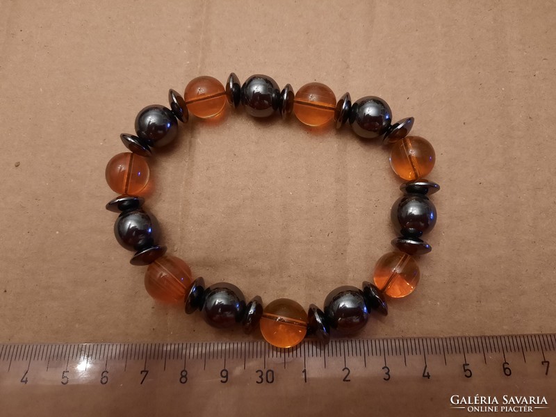 Onyx and citrine stone bracelet, negotiable