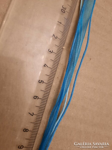 Kék nyaklánc alap,  47 cm, Alkudható
