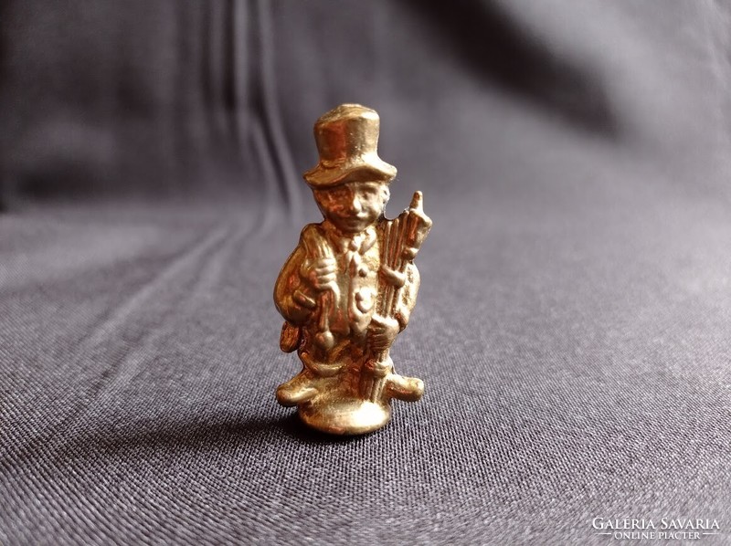 Lucky copper chimney sweep miniature