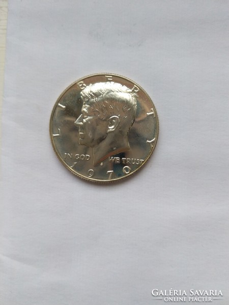 1970 Kennedy half dollar silver s series