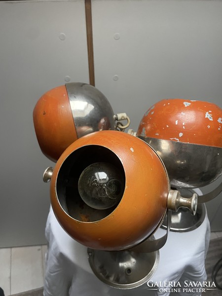 Retro space age globe lamp