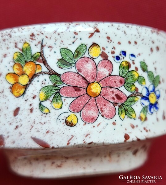 German porcelain flower pattern kaspó centerpiece bowl bowl