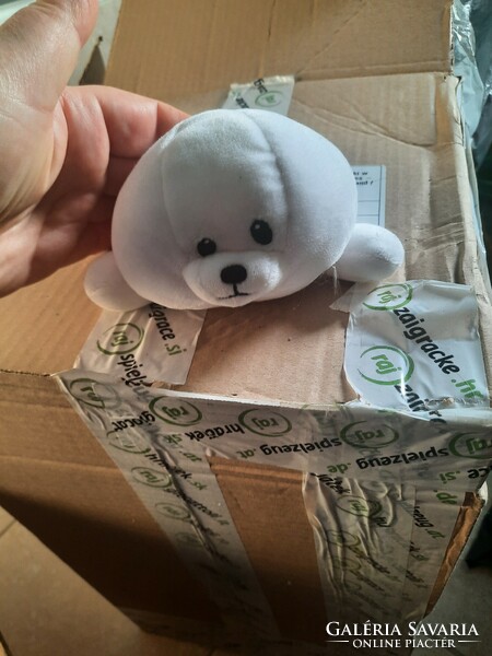 Plush toy, baby white seal, baby seal, negotiable
