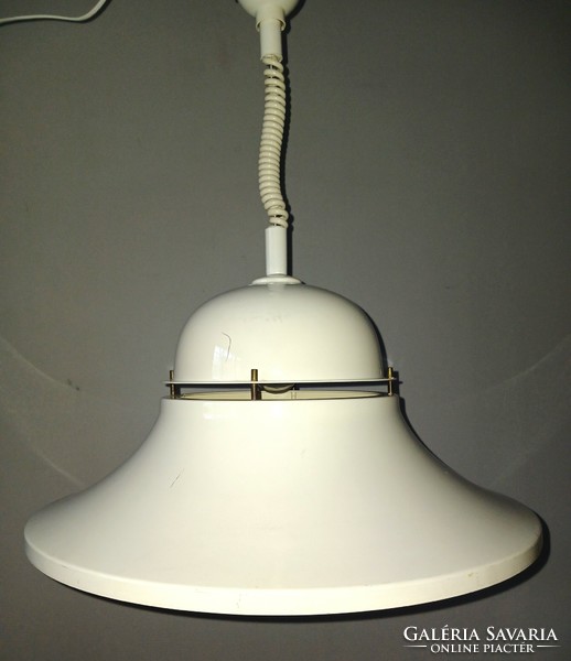 Béla Nadas industrial artist ceiling lamp
