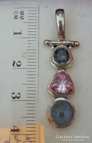 Moonstone topaz 925 pendant