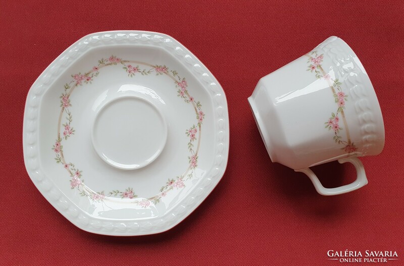 Seltmann Weiden Bavaria német porcelán csésze csészealj kistányér tányér