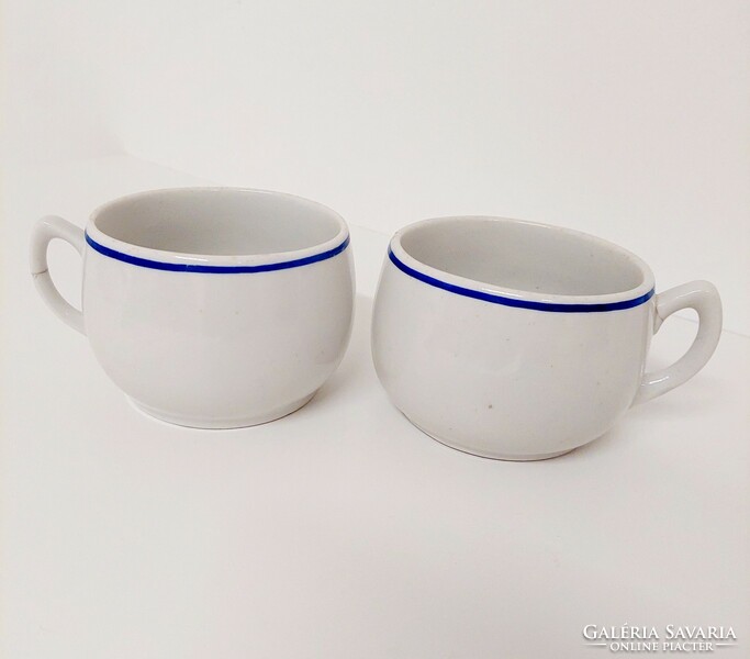 Két darab Drasche porcelán csésze