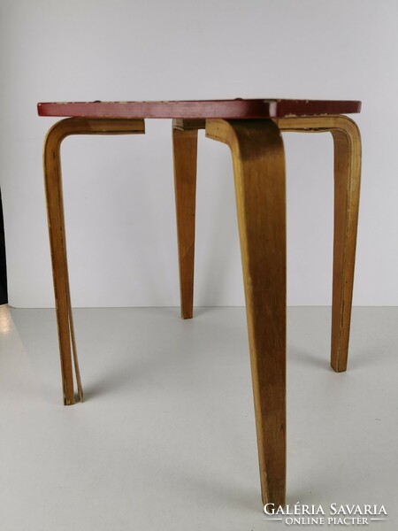 2 mid century chairs / seat / alvar aalto style / retro / old / plywood