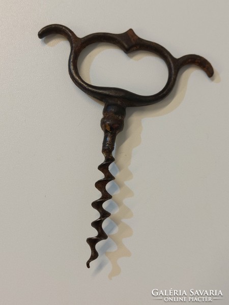 Old iron corkscrew