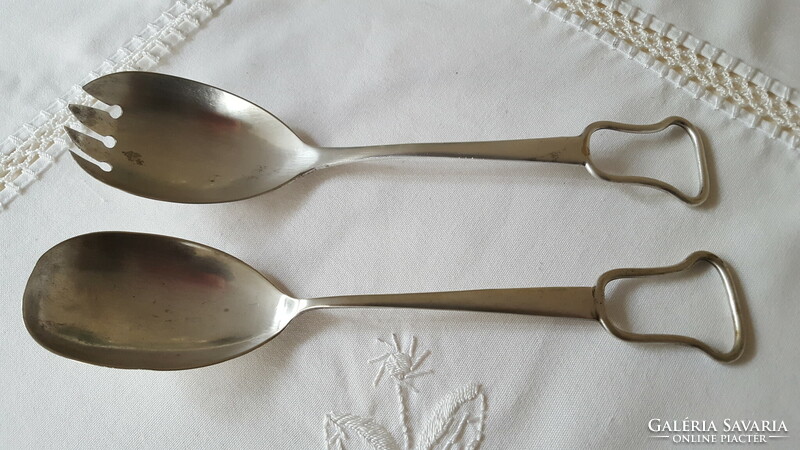 Silver-plated, special style serving set