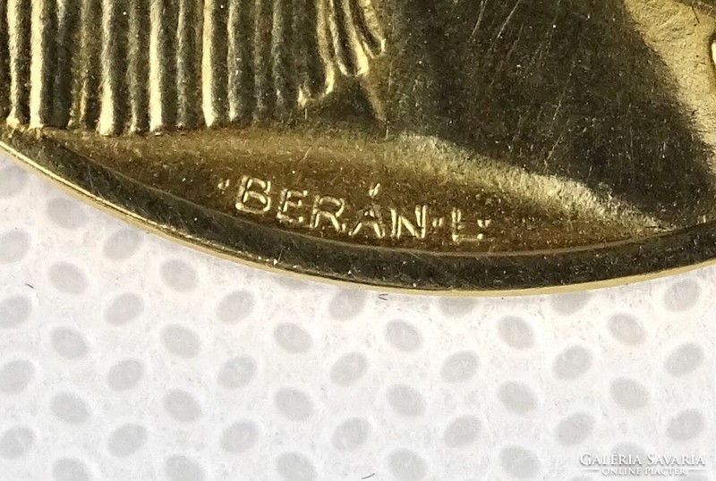 1P927 Lajos Berán : Miklós Horthy reburial commemorative coin 1993 hemp