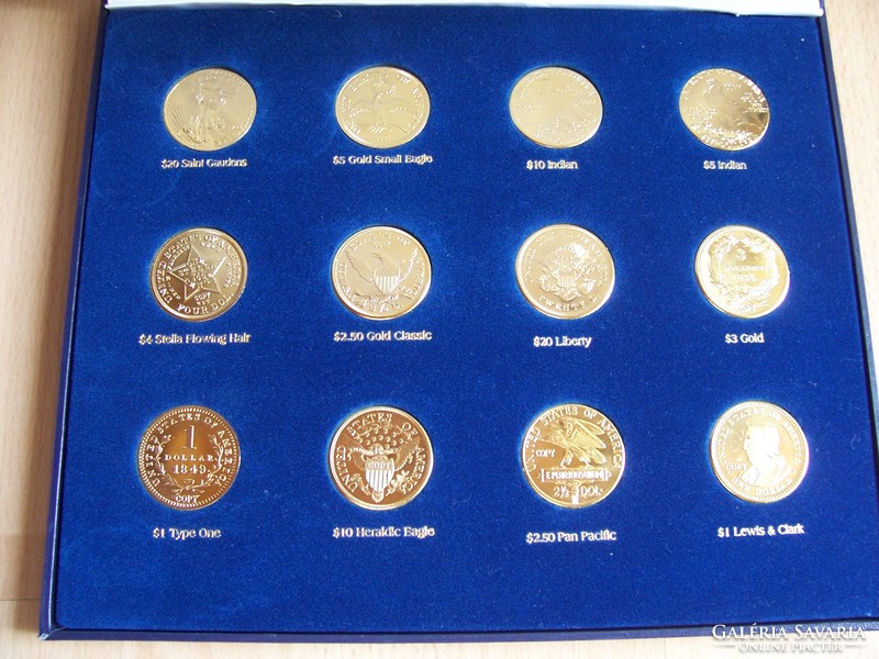 USA $ 5 1910 Indian tribute to America's now beautiful gold coins - one piece set