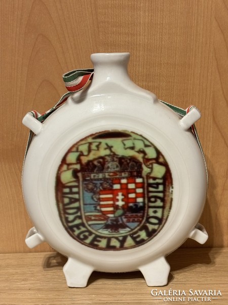 1. világháborús porcelán emlékkulacs (Hadsegélyező 1914)