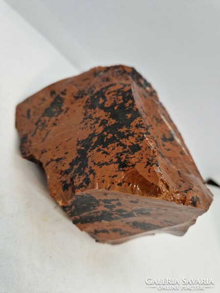 Obsidian mineral block