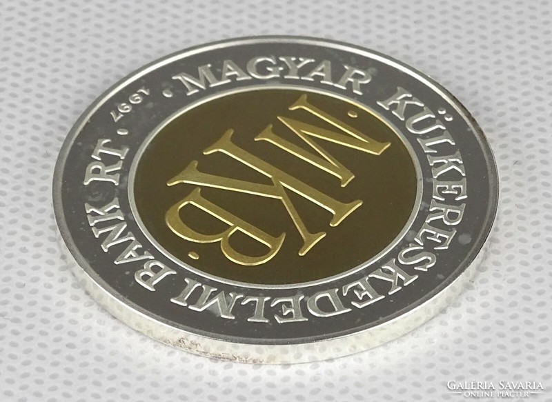 1P933 Lebó Ferenc : Magyar Külkereskedelmi Bank 1992 ezüst érem