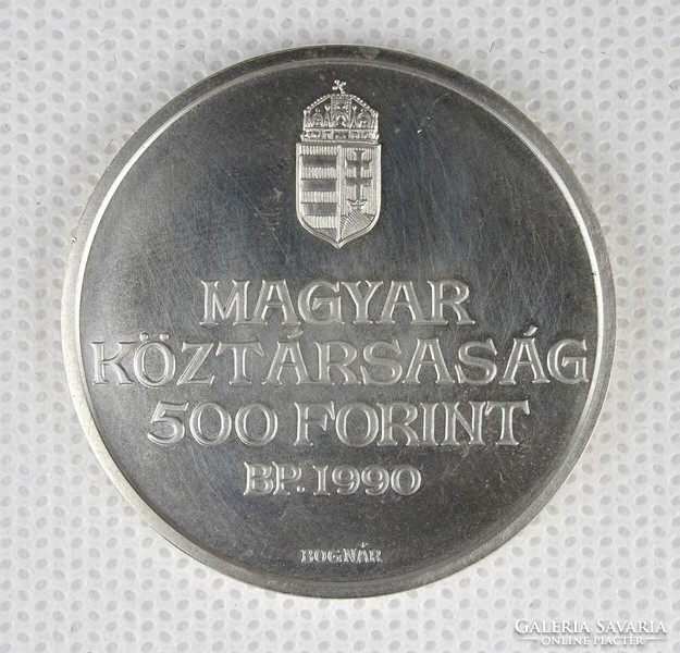 1P929 György Bognár: silver commemorative medal of Ferenc Kölcsey HUF 500
