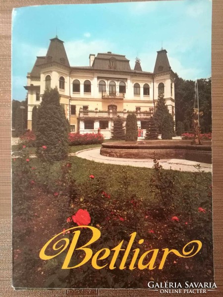 Képeslap szett Betliar (Betlér) kastély 1980