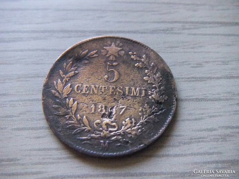5  Centesimi  1867  ( M ) Olaszország
