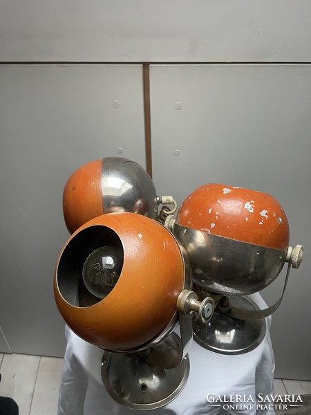 Retro space age globe lamp
