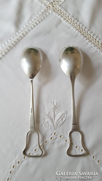 Silver-plated, special style serving set