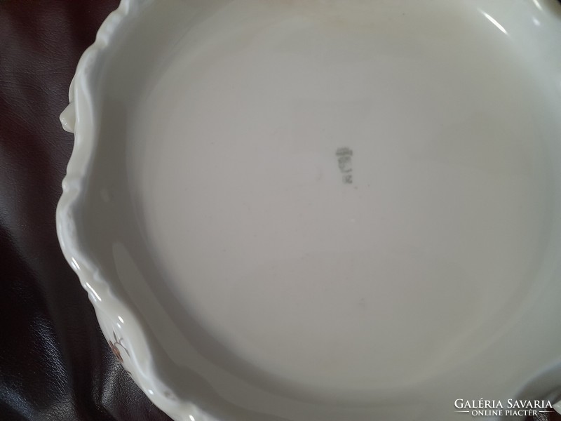 Zsolnay soup bowl with a rare pattern