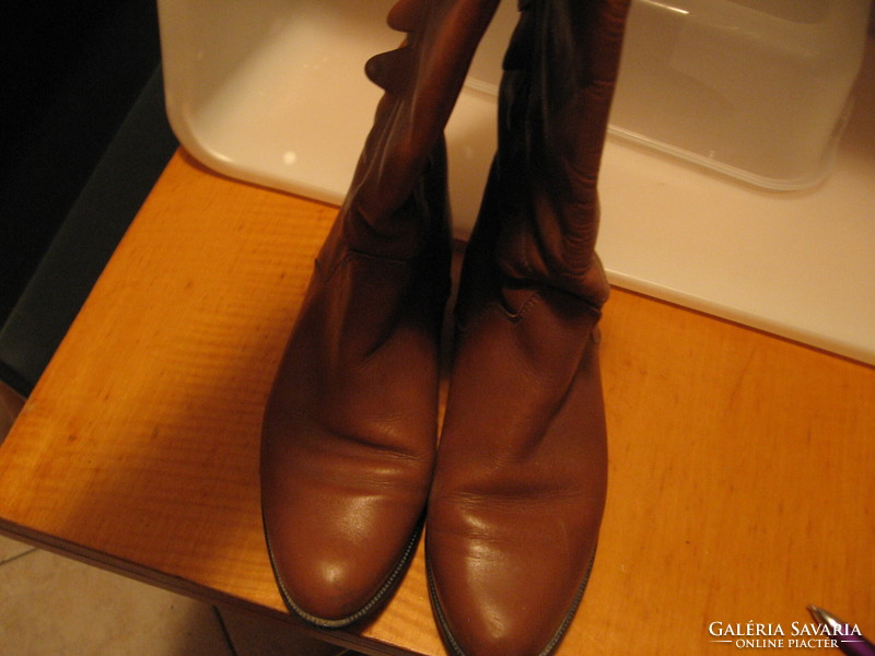 Western boots, Greek, light brown size 41