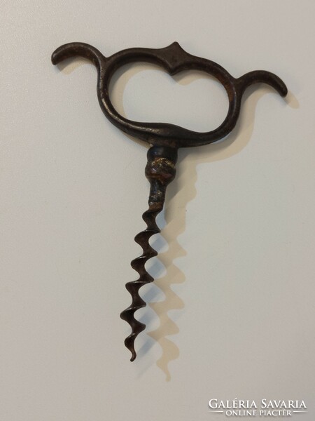 Old iron corkscrew
