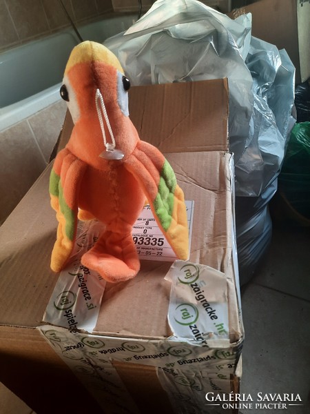 Plush toy, parrot 20 cm, negotiable