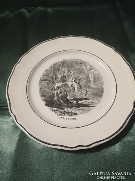 Willeroy Boch gyüjtői jelenetes tányér 19 cm