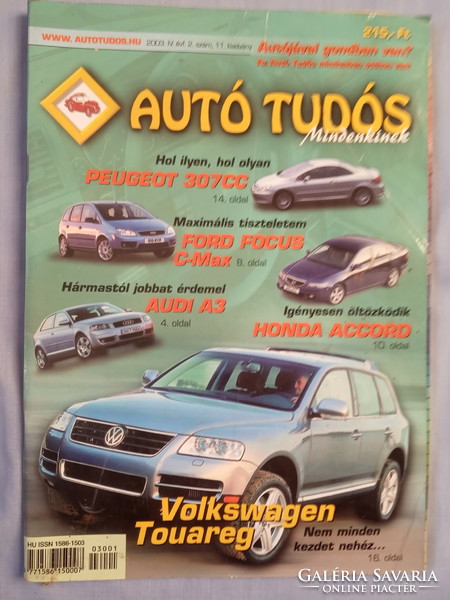 Autó Tudós újság  !  2003 / 2. !!
