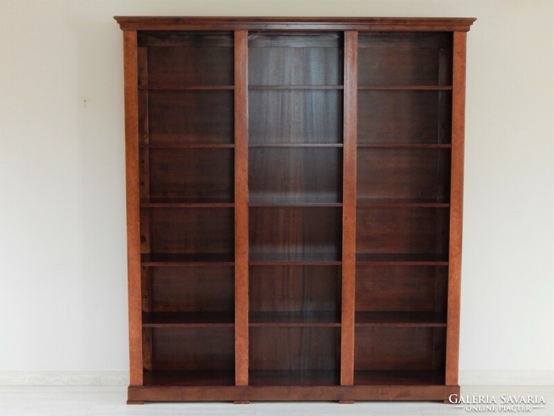 Biedermeier bookcase with three sections [f-34]